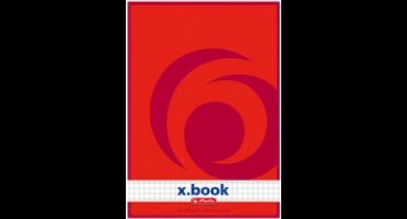herlitz schrijfblok x.book, A5, ongeperforeerd, 50 vel, gelinieerd 70 g/m²
