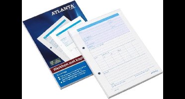 5x Atlanta Werkbon, Nederlandse tekst A5