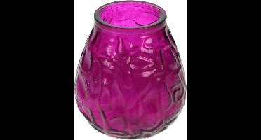 Cosy&Trendy Bistro Kaars - Glas - Fuchsia