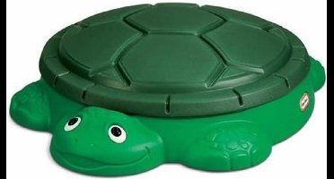 Little Tikes Zandbak Schildpad en 4 dierenvormpjes in de kleuren blauw, groen, geel en oranje