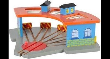 Mentari Trein remise - Grote remise voor 5 treinen - Compatibel met Brio