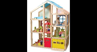 Melissa & Doug Houten Poppenhuis XXL