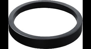 HELIT Ring afvalbak - Kunststof - Zwart