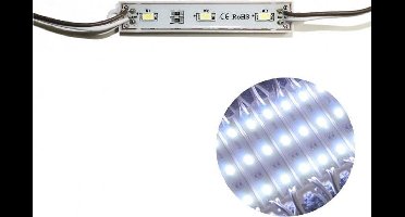 LED Module 3-LED Koud Wit EXTRA FEL 5630 LED's - dimbaar - IP65