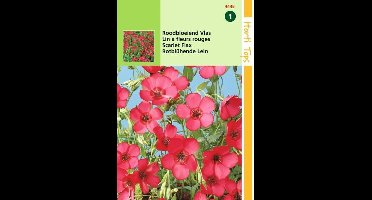 Hortitops Zaden - Linum Rubrum Grandiflorum, Rood