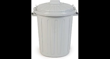 Curver Voederton Rond - 46L - 15 tot 18KG - 49x43x57cm - Grijs