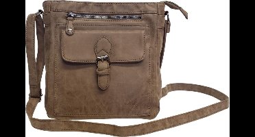 Castillo - schoudertas - Metz Brosso - donker taupe