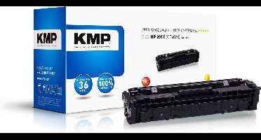 KMP H-T215YX Tonercassette vervangt HP 201X, CF402X Geel 2300 bladzijden Compatibel Toner