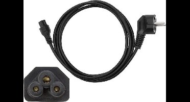 C5 - Netsnoer (Mickey Mouse) +- 1.0 Meter