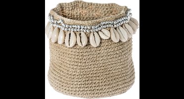 Riverdale Sfeerlicht Shells bruin 12cm