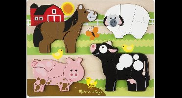 Melissa & Doug Boerderij Legpuzzel Met Dikke Stukken