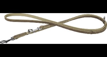 Beeztees leren dressuurlijn Comfort. Grijs. 200 cm x 14 mm.