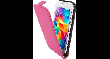 Mobiparts - fuchsia premium flipcase - Samsung Galaxy S5 Mini
