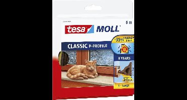 tesa P-PROFILE 05390-00101-00 Afdichtingstape tesamoll Bruin (l x b) 6 m x 9 mm 1 stuk(s)