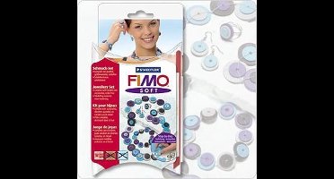 Fimo soft set - juwelenset Knotted dots