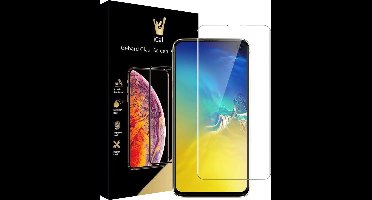 Screenprotector geschikt voor Samsung Galaxy S10e | Case Friendly | Tempered Glass van iCall