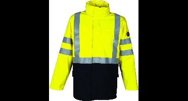 Havep 40005 Parka Marine/Fluo Geel maat XXL