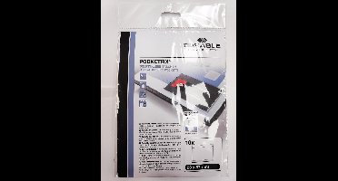 Durable Pocketfix 10 Stuks Zelfklevende (U) Showtassen 90 x 57 mm (visitekaartjes Formaat)