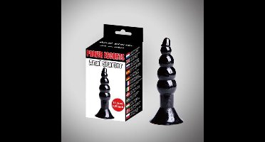 Power Escorts - Anal Starter - Anal Plug - 11.5 cm - BR69 - Zwart