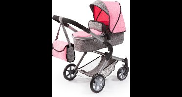 Bayer City neo poppenwagen roze/grijs