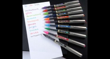 Uni-ball roller Eye Fine en Micro Fine schrijfbreedte 05 mm punt 07 mm turkoois