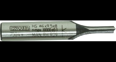 KWB - Gleuffrees schacht 8mm - HM - Vingerfrees - 4mm