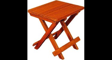 ARC Marine teakhouten inklapbare Bijzettafel 27,5 x 25,5 x 29,5 cm