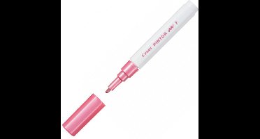 Pilot Pintor Metallic Roze Verfstift - Fine marker met 1,0mm schrijfbreedte - Inkt op waterbasis - Dekt op elk oppervlak, zelfs de donkerste - Teken, kleur, versier, markeer, schrijf, kalligrafeer…