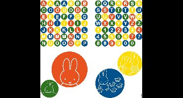 Nijntje - Muurstickers - Meerkleurig - 30x31,5 cm