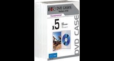 T'nB BITRDVD05 CD-DVD doosje Transparant ( 5 pak )