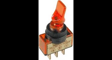 SCHAKELAAR - ON/OFF - 12V 20A - ROOD