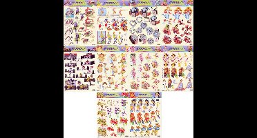 10x 3DA4 Knipvellen - Voor elk wat wils - Maak prachtige kaarten en scrapbook