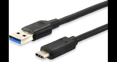 Equip 128343 USB-kabel 0,25 m USB 3.2 Gen 1 (3.1 Gen 1) USB C USB A Zwart