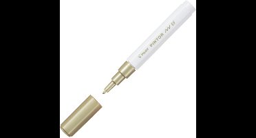 Pilot Pintor Gouden Verfstift - Extra Fine marker met 0,7mm punt - Inkt op waterbasis - Dekt op elk oppervlak, zelfs de donkerste - Teken, kleur, versier, markeer, schrijf, kalligrafeer…