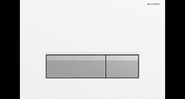 Geberit Sigma40 DuoFresh Bedieningspaneel - Met geurafzuiging - Kunststof - Wit