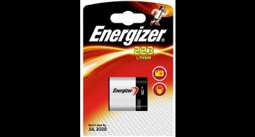 1x Energizer CR-P2 - CRP2 - 223 6V 1500mAh lithium batterijen