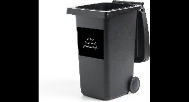 Container sticker In deze keuken wordt gekookt met liefde - Koken - Spreuken - Quotes - Liefde - 40x40 cm - Kliko sticker
