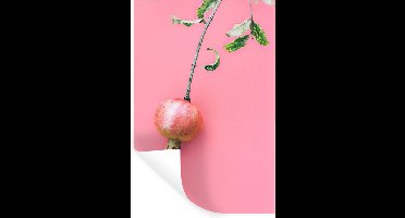 Muurstickers - Sticker Folie - Planten - Zomer - Roze - 20x30 cm - Plakfolie - Muurstickers Kinderkamer - Zelfklevend Behang - Zelfklevend behangpapier - Stickerfolie