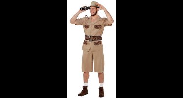 Witbaard Verkleedpak Safari Heren Polyester Beige Maat M/l