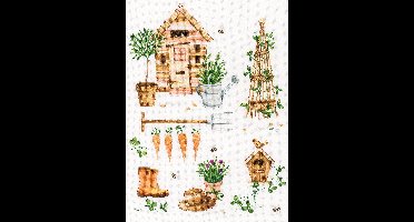 Vervaco - Telpakket kit - Tuin - PN-0197085 - Borduren - Borduurpakket - Borduurpakket volwassenen