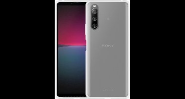 Sony Xperia 10 IV TPU Case hoesje - Just in Case - Effen Transparant - TPU (Zacht)