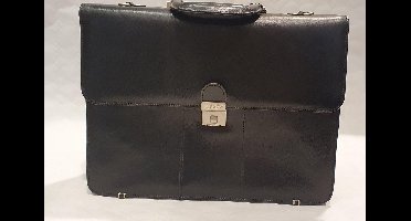 Rillstab original- business tas- zwart leer