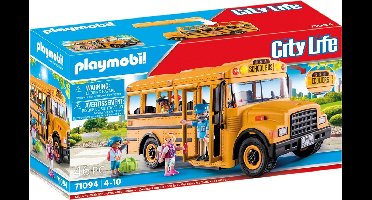 PLAYMOBIL City Life Amerikaanse schoolbus - 71094