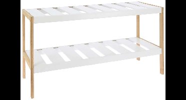 Storage solutions Schoenenrek met 2 lagen 70x26x36 cm