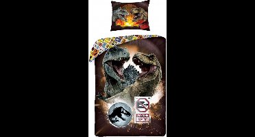 Jurassic World Dekbedovertrek Dominion 140 x 200 cm - Katoen - 70 x 90 cm