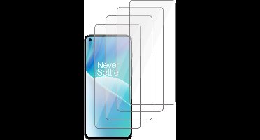 Screenprotector geschikt voor OnePlus Nord 2T - Gehard Glas Beschermglas Tempered Glass Screen Protector - 4 Stuks