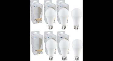 ProLong LED Lampen E27 - 16W 120W - Warm wit - A60 Mat Peertje - 6 stuks - Lamp