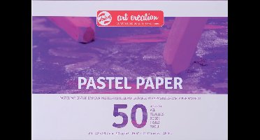 Talens Art Creation pastelpapier, 90 g, ft 29,7 x 42 cm, A3, blok van 50 vel 3 stuks