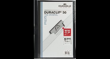 Durable - Klemmap Duraclip A4 3mm 30 vellen zwart | 25 stuks