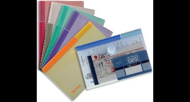 Tarifold documentenmap Collection Color voor formaat A6 (165 x 109 mm) pak van 6 stuks